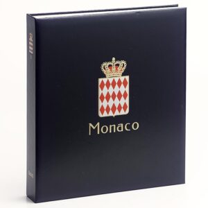 Luxe band postzegelalbum Monaco III (Albert II)