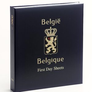 Luxe band postzegelalbum Belgie First Day Sheets