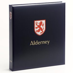 Luxe band postzegelalbum Alderney (Zonder nummer)