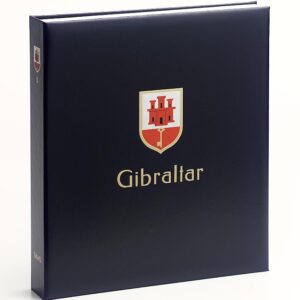 Luxe postzegelalbum Gibraltar I 1886-1989