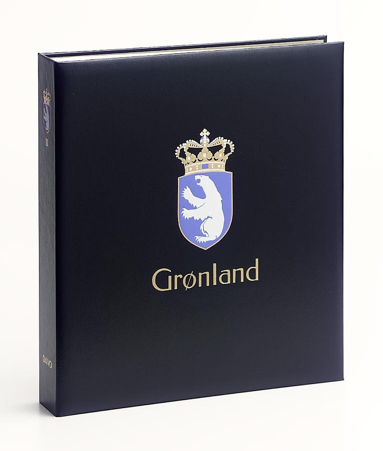Luxe band postzegelalbum Groenland I