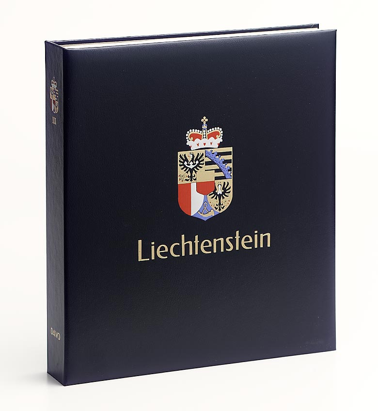 Luxe band postzegelalbum Liechtenstein IV
