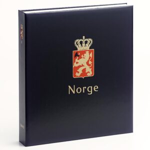 Luxe postzegelalbum Noorwegen I 1855-1969