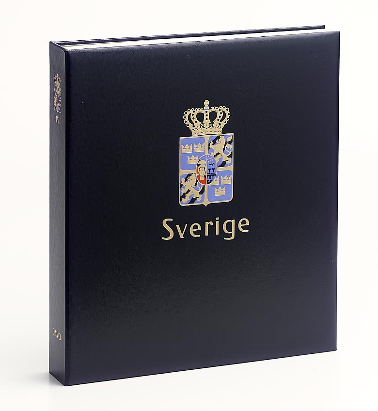 Luxe postzegelalbum Zweden I 1855-1969