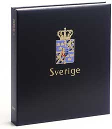 Luxe band postzegelalbum Zweden IV