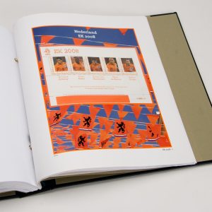 Luxe bladen Nederland EK zegels 08 (eerste 4 velletjes)