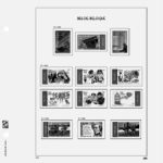 Luxe pages Belgium Postage Vignettes (5x)
