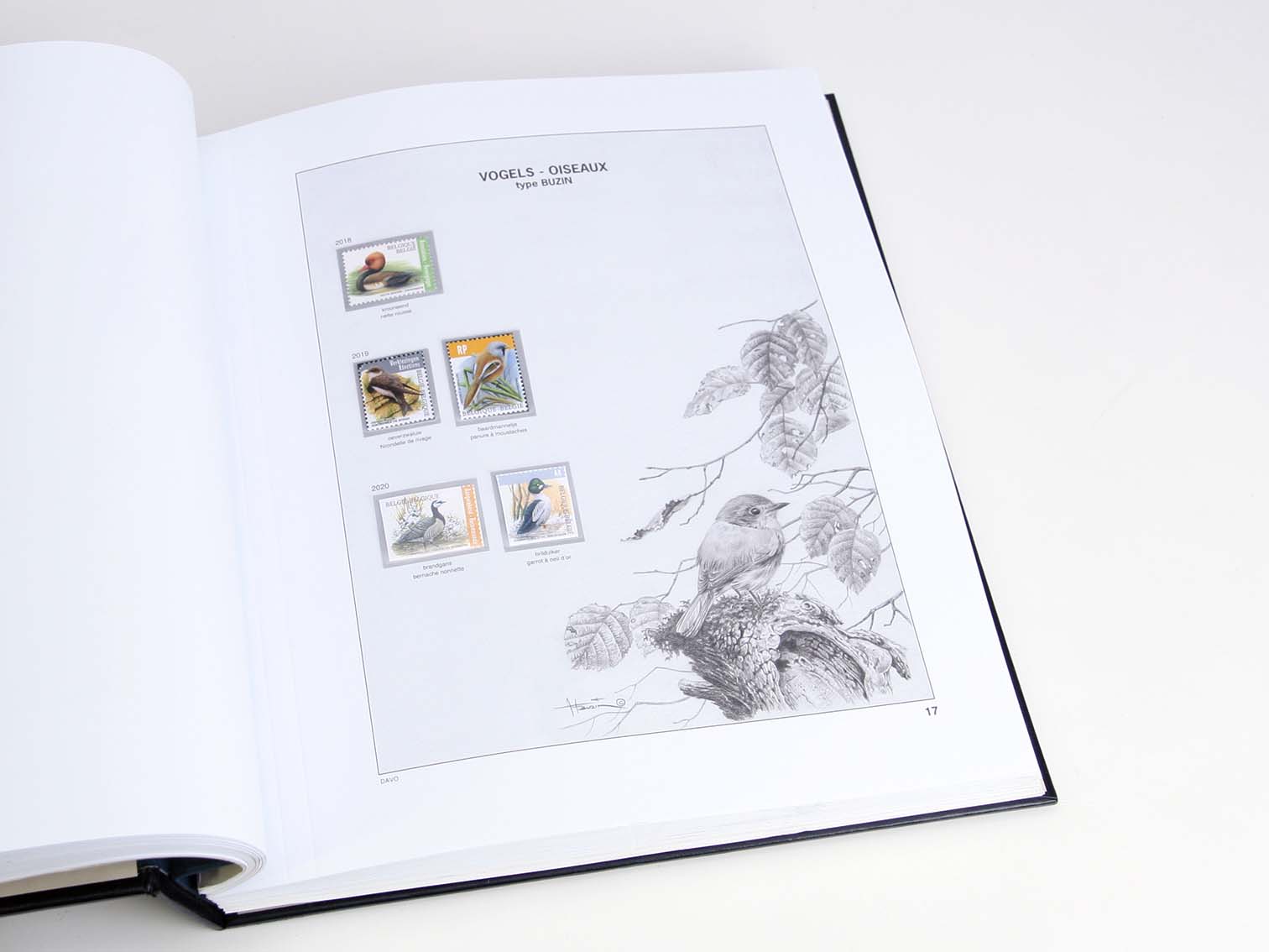Luxe index stamp album Belgium V 1995-1999