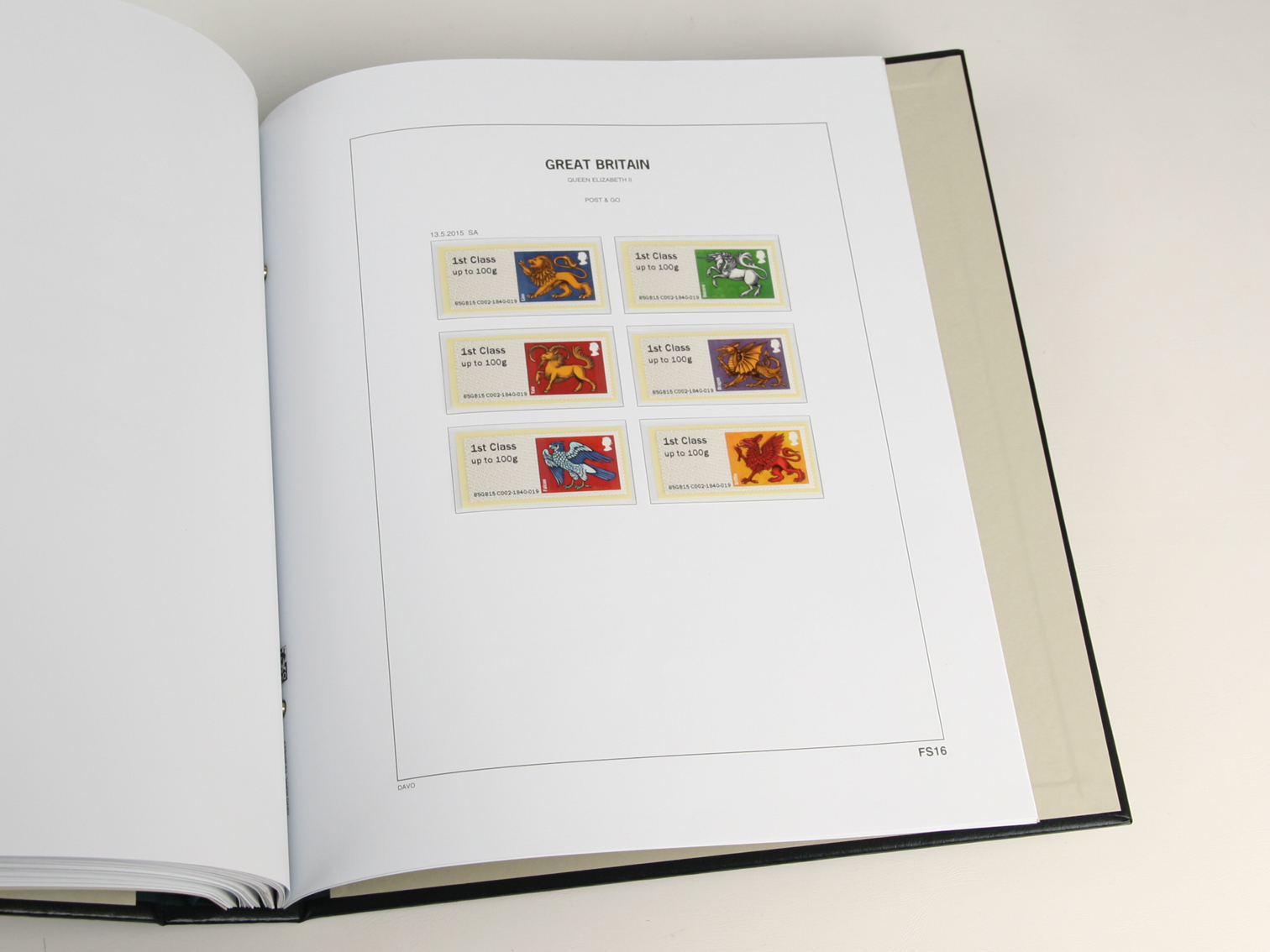 Luxe supplement Gr.Brittannie Fast Stamps 2015