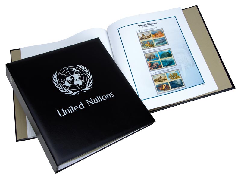 Luxe inhoud postzegelalbum Uno Endangered Species I 1993-2025 (Kleur)