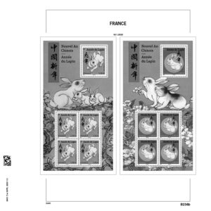 Luxe supplement Frankrijk blokken extra (1E-1) 2023