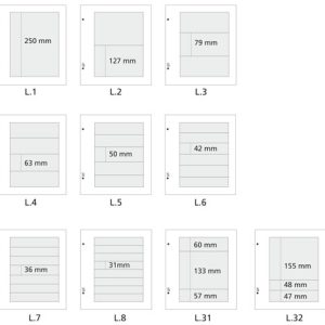 Davo mappen L Assorti  (per 10)