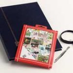 Starter pack Olympiad inc. stockbook, tweezers and loupe