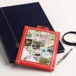 Starter pack sports inc. stockbook, tweezers and loupe