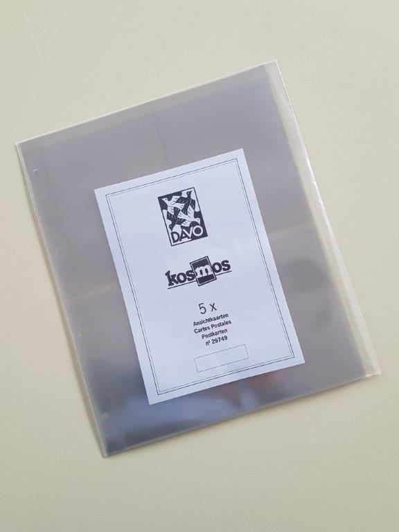 Kosmos postcard/MK leaves (per 5)