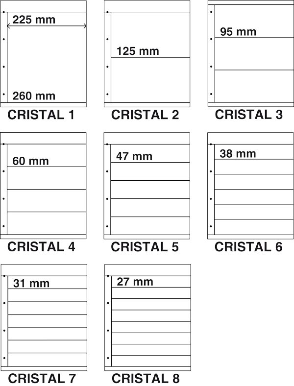 Kosmos stockpages Cristal assorted (8)