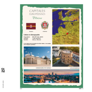 Luxe supplement Frankrijk Capitales Eur. 2025 (Vilnius)