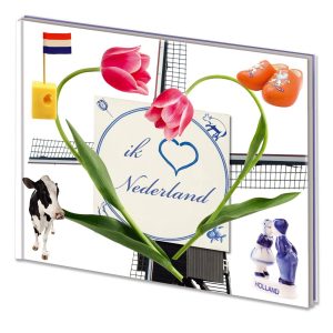 Boek Ik hou van Nederland (met klemstroken)