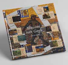 Thema-boek VincentVan Gogh + zegels (nummer 10)