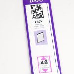 Easy mounts black Z48 (215 x 52) 18 pcs.