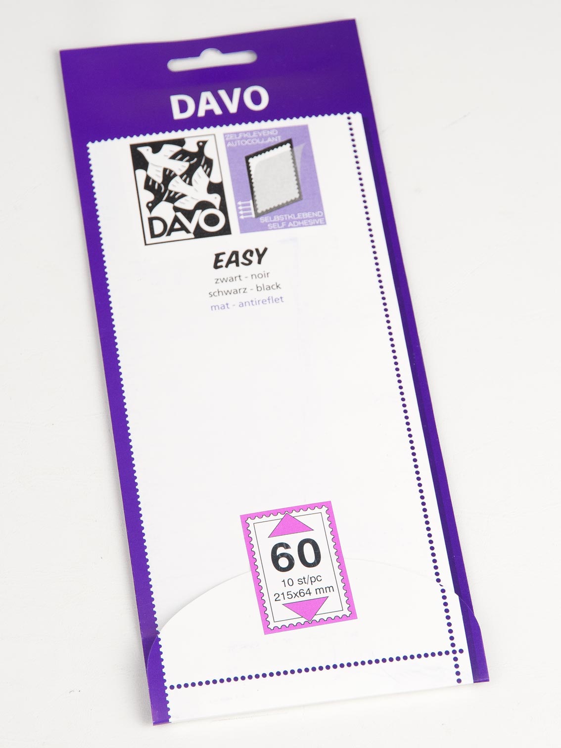 Easy mounts black Z60 (215 x 64) 10 pcs.