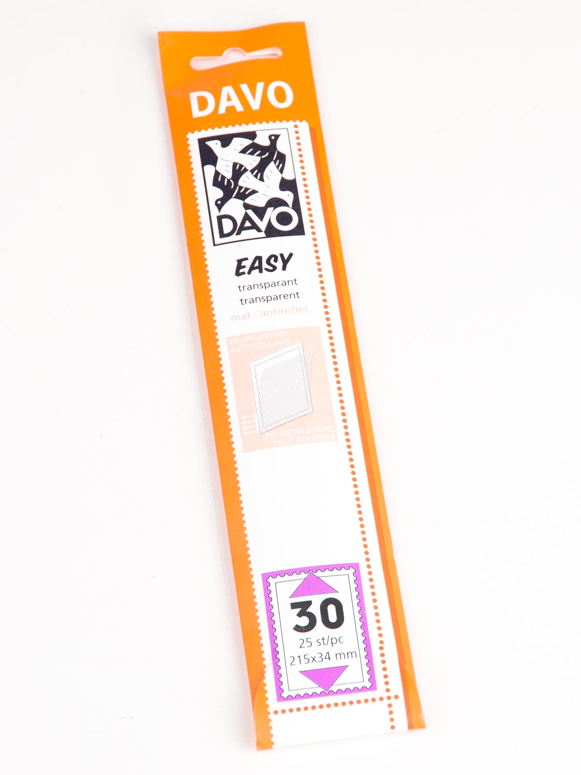 Easy mounts transparent T30 (215 x 34) 25 pcs.