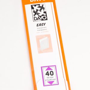 Easy mounts transparent T40 (215 x 44) 18 pcs.
