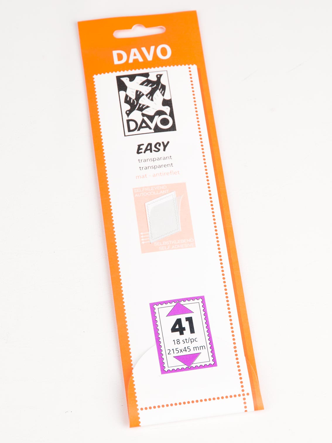Easy mounts transparent T41 (215 x 45) 18 pcs.