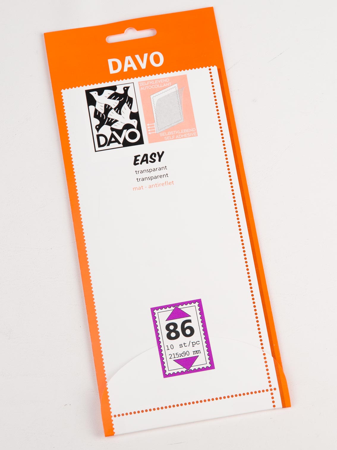 Easy mounts transparent T86 (215 x 90) 10 pcs.