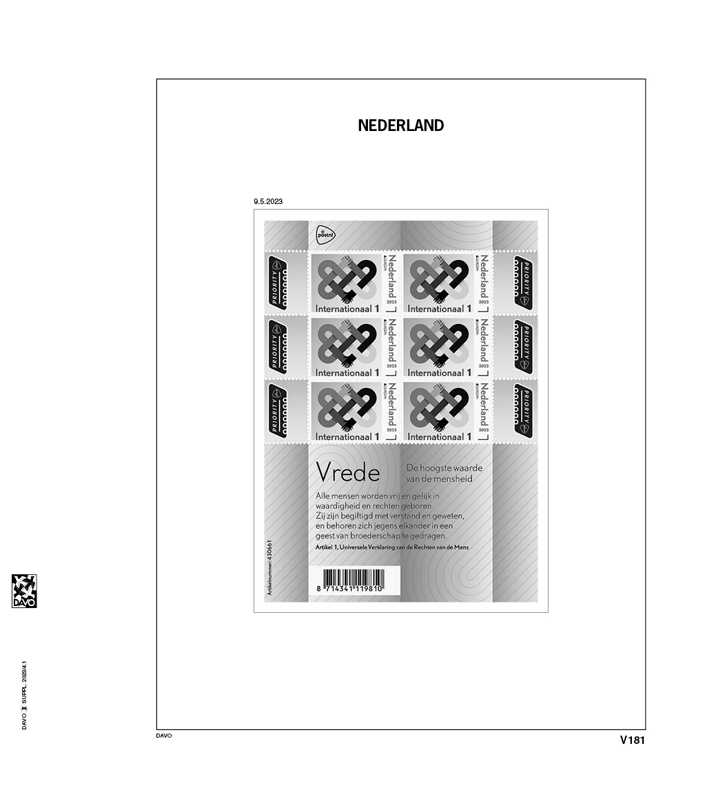 Luxe supplement Netherlands sheetlet pages 2023