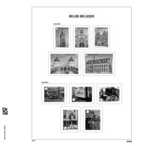 Luxe supplement Belgie zegels uit blokken 2023