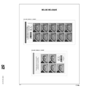 Luxe supplement Belgie postzegelboekjes 2025