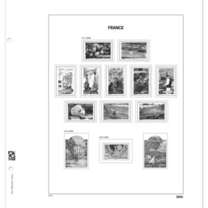 Luxe supplement France stamps from blocks 2021