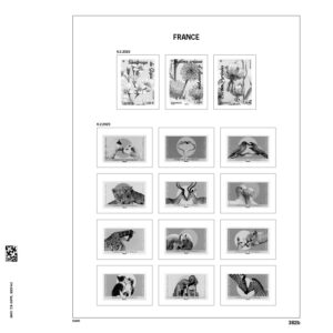 Luxe supplement France stamps from blocks 2013