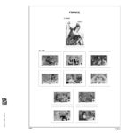 Luxe supplement France stamps from blocks 2025
