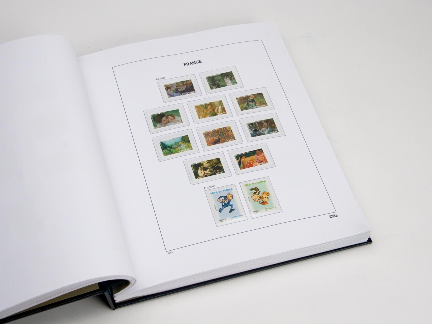 Luxe supplement France stamps from blocks 2016