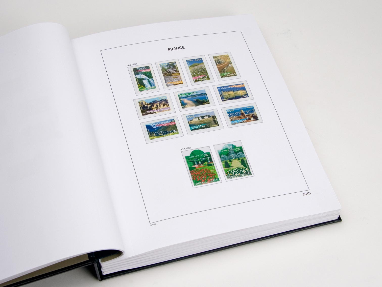 Luxe supplement France stamps from blocks 2017