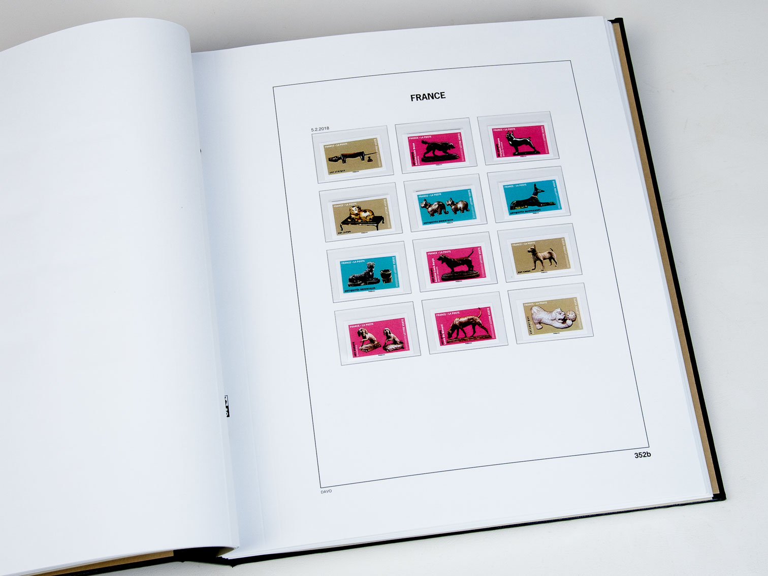 Luxe supplement France stamps from blocks 2018